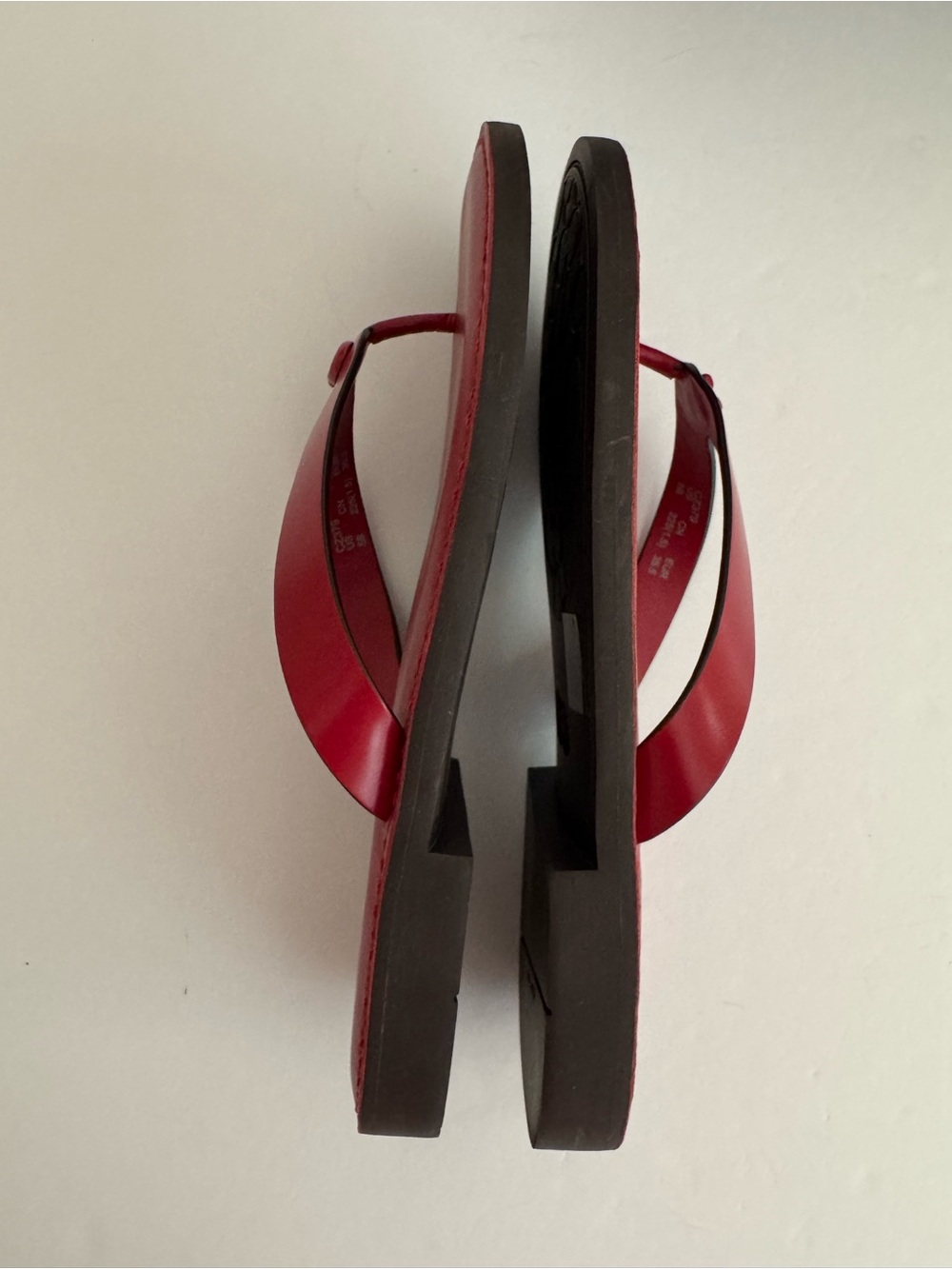 Coach Brianna Ruby Leather Logo Flip Flop Sandals Size 5B CZ379 - Picture 12 of 16